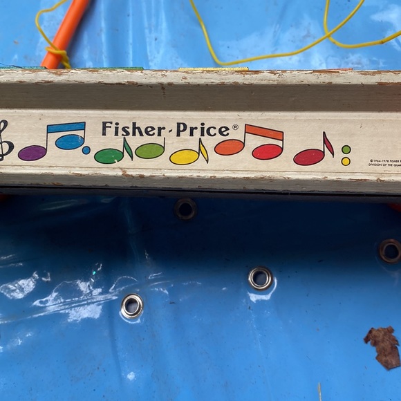 Vintage-1970s fisher price xylophone pull-toy - Picture 3 of 5